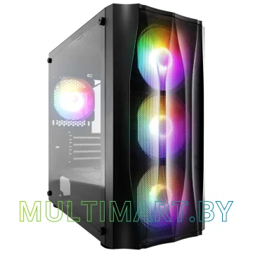 Корпус 1stPlayer Firebase X3-M (X3-M-BK-4F1)